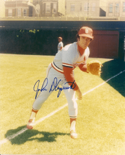 AUTOGRAPHED JOHN D'ACQUISTO St. Louis Cardinals photo
