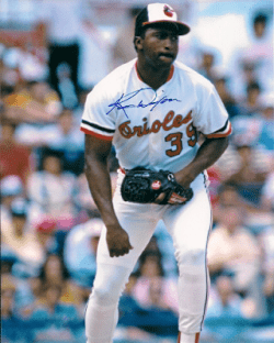 AUTOGRAPHED photo KEN DIXON Baltimore Orioles