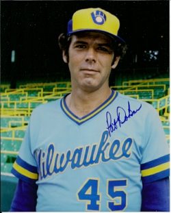 AUTOGRAPHED photo PAT DOBSON Milwaukee Brewers