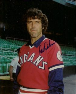 AUTOGRAPHED 8x10 photo PAT DOBSON Cleveland Indians