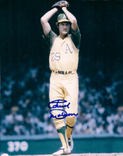 AUTOGRAPHED  photo CHUCK DOBSON Oakland A's