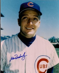 AUTOGRAPHED MOE DRABOWSKY 8X10 Chicago Cubs Photo