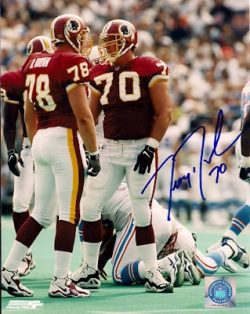 Autographed TROY DRAKE photo Washington Redskins