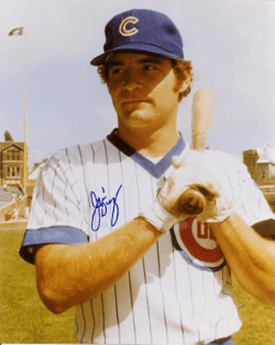 AUTOGRAPHED JIM DWYER Chicago Cubs Photo