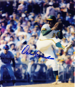 AUTOGRAPHED SIGNED photo DAROLD KNOWLES #1 Oakland A's