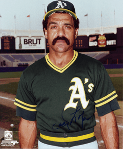 AUTOGRAPHED SIGNED photo DAVEY LOPES #1 Oakland A's
