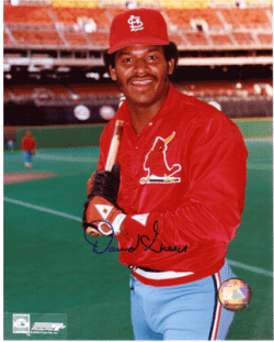 AUTOGRAPHED DAVID GREEN 8x10 St. Louis Cardinals Photo