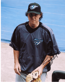SIGNED photo SCOTT DOWNS #4 Toronto Blue Jays