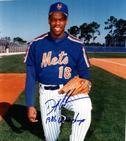 AUTOGRAPHED DWIGHT GOODEN 8x10 New York Mets photo