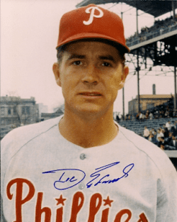AUTOGRAPHED DOC EDWARDS 8x10 Philadelphia Phillies Photo