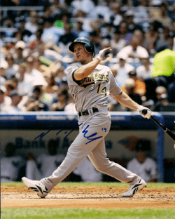 AUTOGRAPHED  photo MARK ELLIS Oakland A's