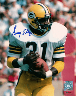 Autographed GERRY ELLIS Green Bay Packers Photo