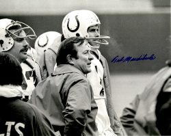 Autographed TED MARCHIBRODA 8X10 Baltimore Colts photo
