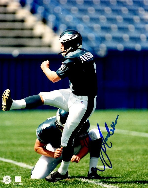 Autographed GARY ANDERSON  8X10 Philadelphia Eagles Photo