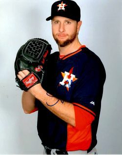 AUTOGRAPHED SCOTT FELDMAN 8X10 Houston Astros Photo