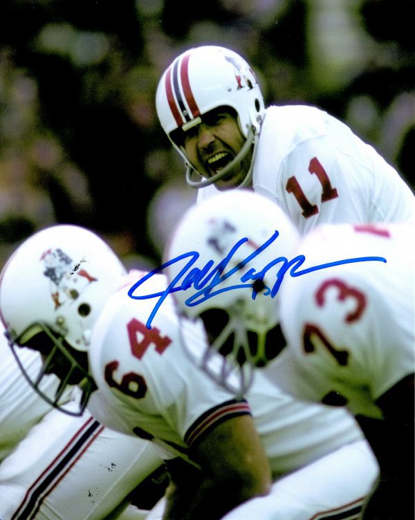AUTOGRAPHED JOE KAPP 8X10 New England Patriots photo