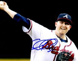 AUTOGRAPHED  TREVOR CAHILL 8X10 Atlanta Braves photo