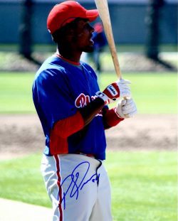 AUTOGRAPHED PABLO OZUNA 8X10 Philadelphia Phillies Photo