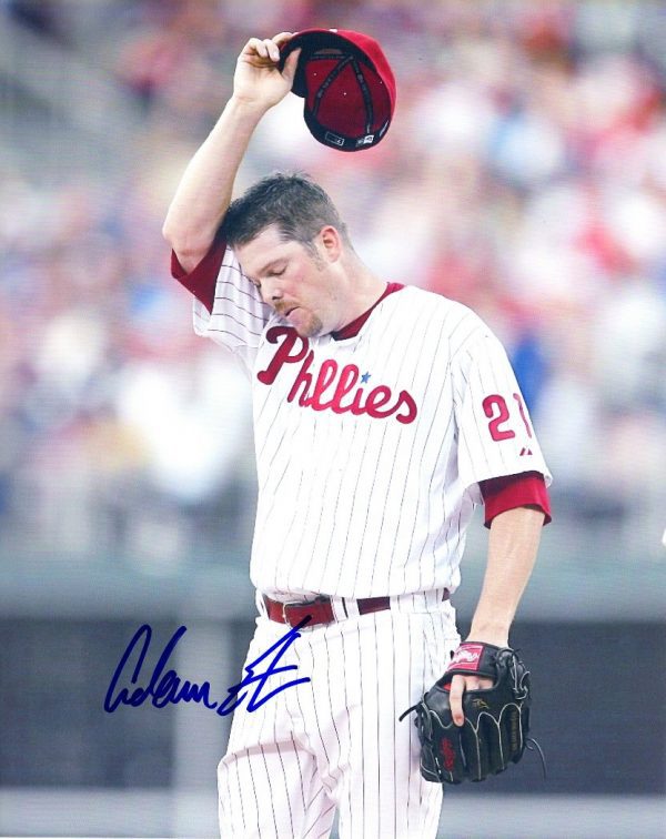 AUTOGRAPHED  ADAM EATON 8X10 Philadelphia Phillies Photo
