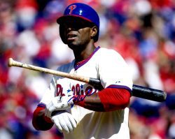 AUTOGRAPHED Roger Bernadina 8X10 Philadelphia Phillies Photo