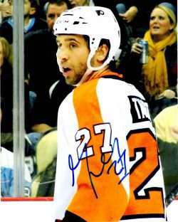 Autographed  MAX TALBOT 8X10 Philadelphia Flyers Photo