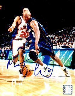 Autographed MITCH RICHMOND 8X10 Washington Wizards photo