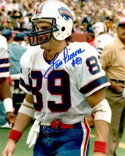 Autographed  Lou Piccone   Buffalo Bills 8x10 Photo