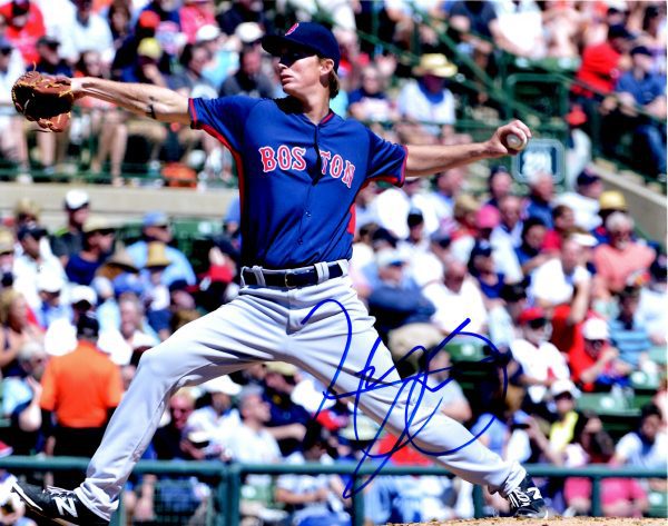 AUTOGRAPHED HENRY OWENS 8X10 Boston Red Sox photo