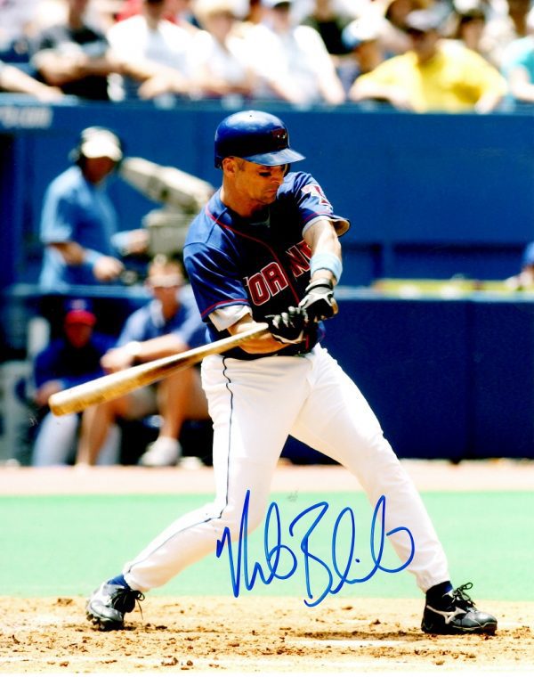 AUTOGRAPHED MIKE BORDICK  8X10 photo Toronto Blue Jays