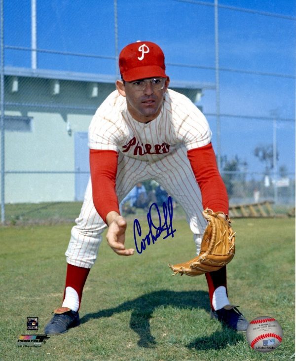 AUTOGRAPHED COOKIE ROJAS 8X10 Philadelphia Phillies Photo