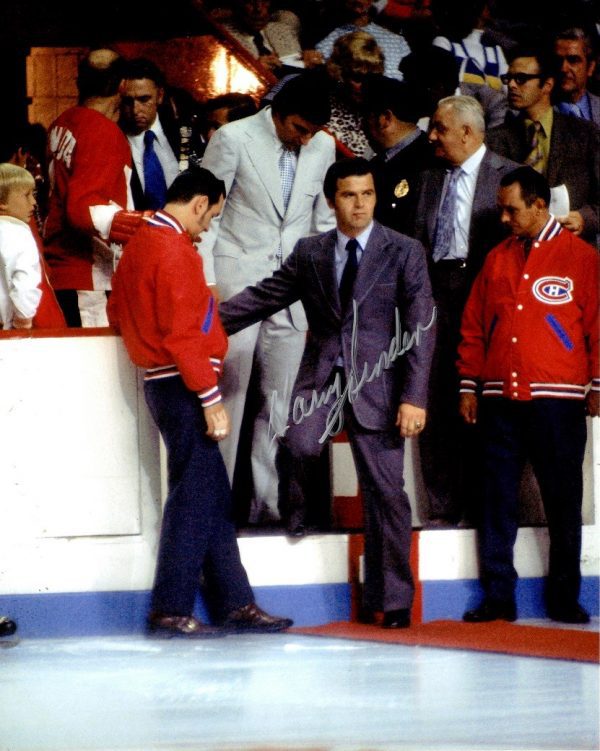Autographed HARRY SINDEN 8X10 Boston Bruins Photo