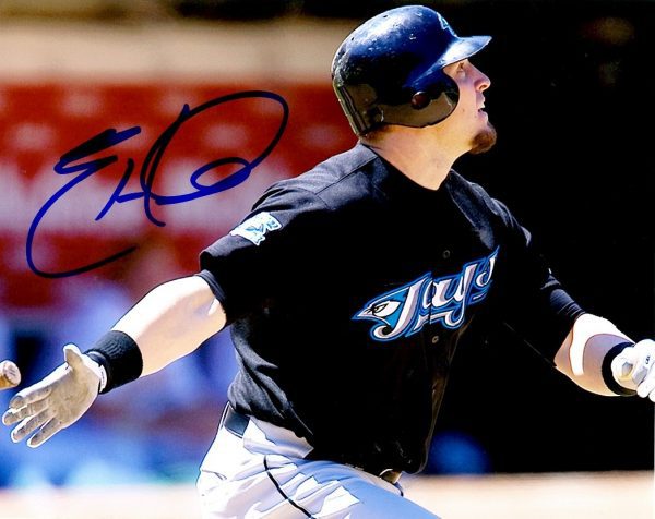 AUTOGRAPHED ERIC HINSKE  8X10 photo Toronto Blue Jays
