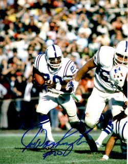 Autographed JOE WASHINGTON 8X10 Baltimore Colts photo