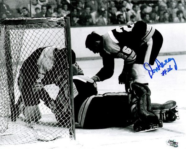 Autographed  DON AWREY 8X10 Boston Bruins  Photo