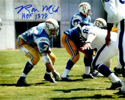 Autographed  RON MIX 8X10 San Diego Chargers Photo