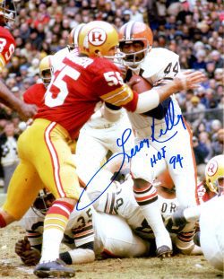 Autographed LEROY KELLY 8X10 Cleveland Browns Photo