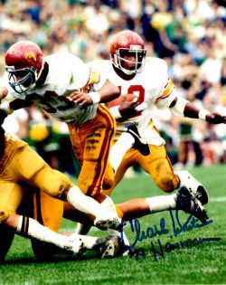 Autographed CHARLES WHITE 8X10 USC photo