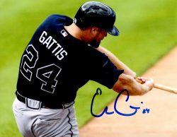 AUTOGRAPHED EVAN GATTIS 8X10 Atlanta Braves photo