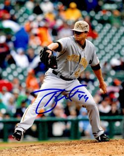 Autographed TONY WATSON 8X10 Photo Pittsburgh Pirates