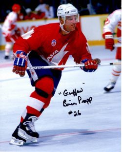 Autographed BRIAN PROPP  8X10 Philadelphia Flyers Photo