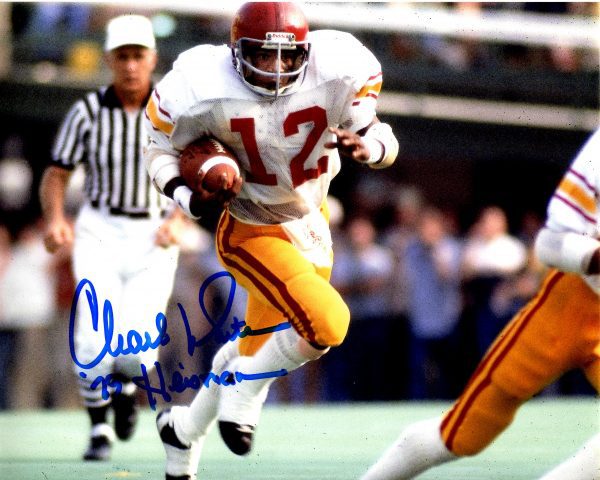 Autographed CHARLES WHITE 8X10 USC photo