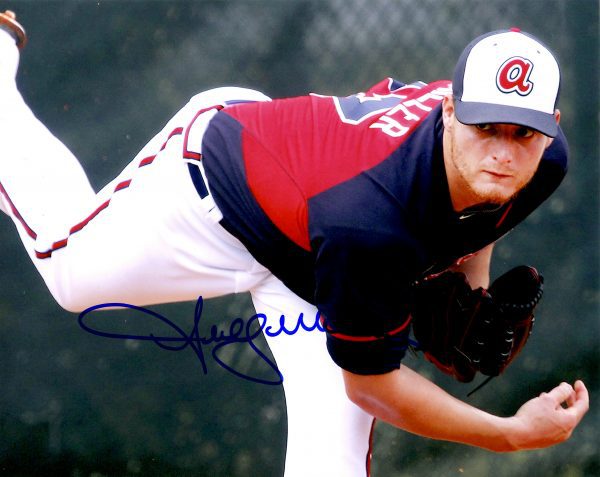 AUTOGRAPHED SHELBY MILLER 8X10 Atlanta Braves photo