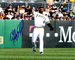 Autographed STARLING MARTE 8X10 Photo Pittsburgh Pirates