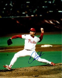 AUTOGRAPHED DANNY JACKSON 8X10 Philadelphia Phillies Photo