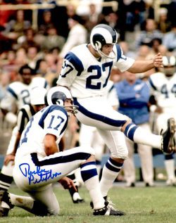 AUTOGRAPHED RICHIE PETTIBON 8x10 Los Angeles Rams Photo