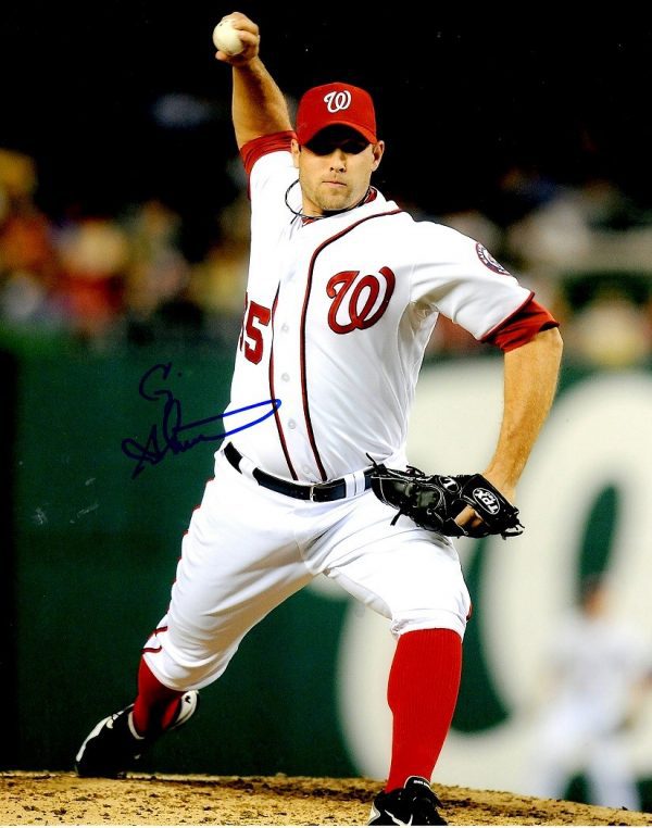 Autographed CRAIG STAMMEN 8X10 Washington Nationals Photo