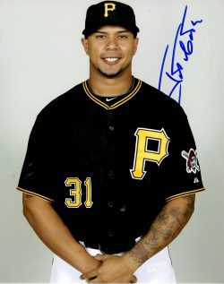 Autographed JOSE TABATA 8X10 Pittsburgh Pirates Photo