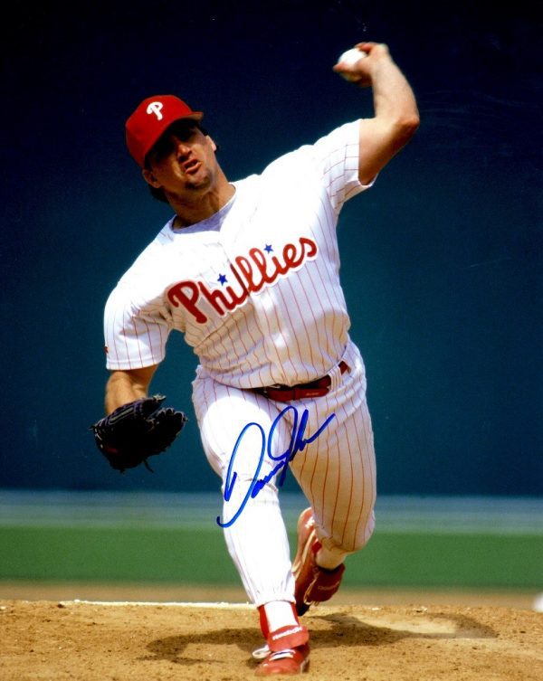 AUTOGRAPHED DANNY JACKSON  8X10 Philadelphia Phillies Photo