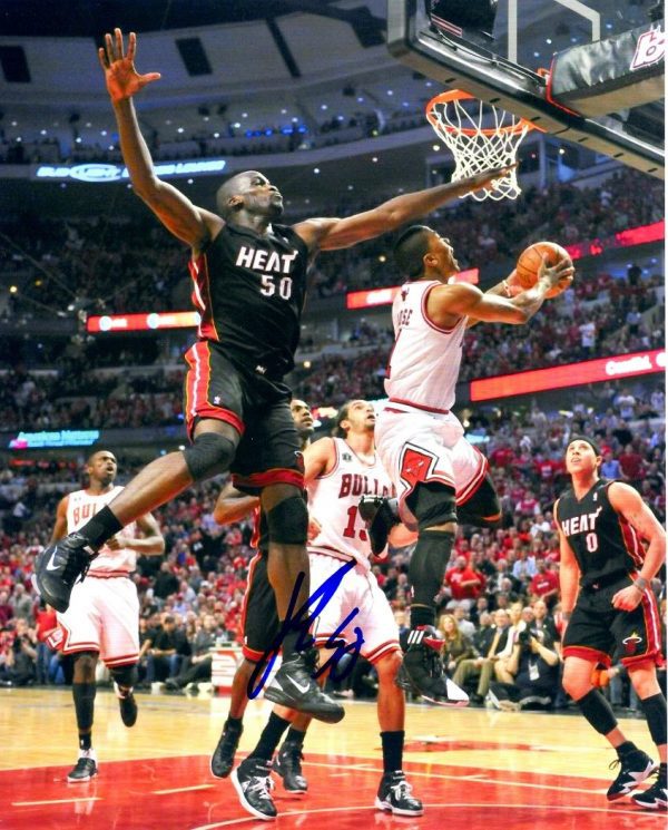 Autographed JOEL ANTHONY 8X10 Miami Heat Photo