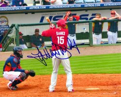 AUTOGRAPHED  JORDAN DANKS 8X10 Philadelphia Phillies Photo